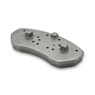 Disc pad and drum brake lining — representative image